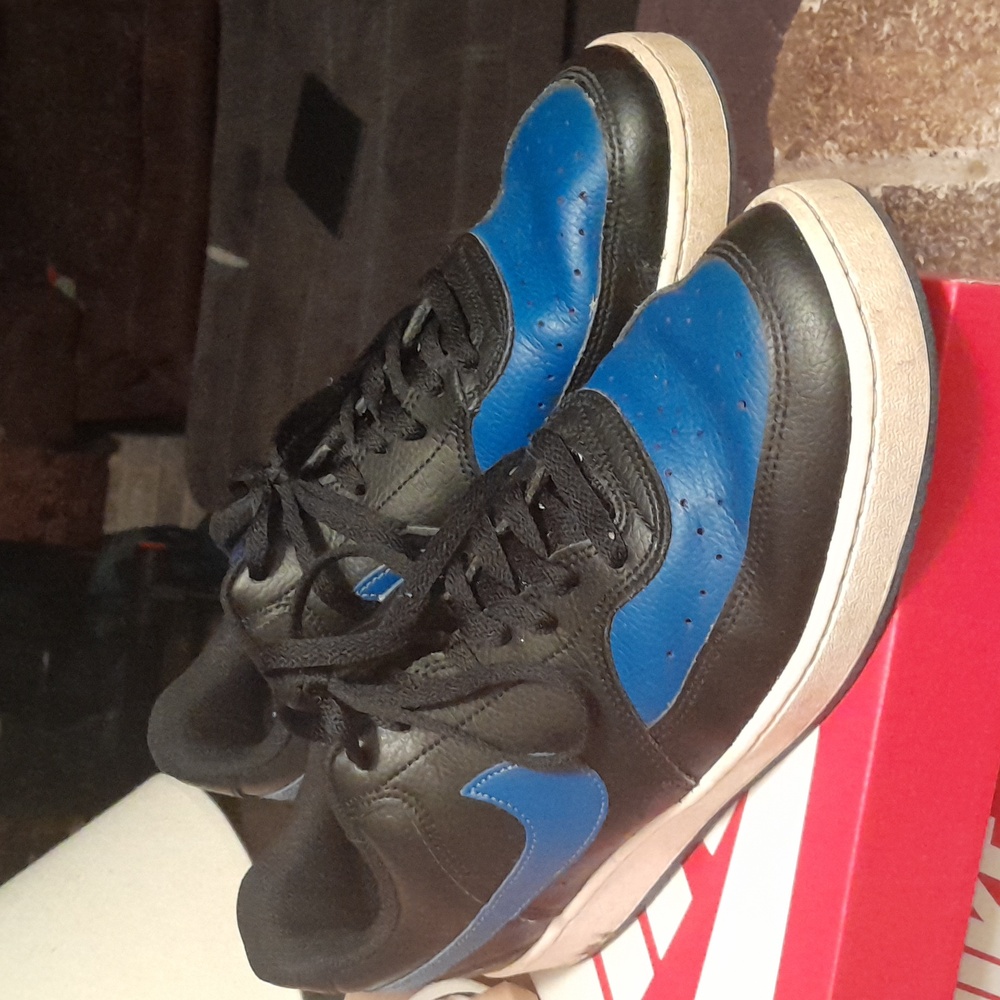 Black & Blue Nike Court Visions Size US 11.5